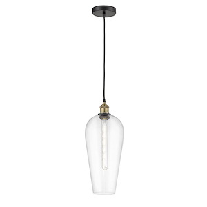 Chelsea - 1 Light Edison Cord Hung Mini Pendant-19 Inch Tall and 8 Inch Wide - 1387732
