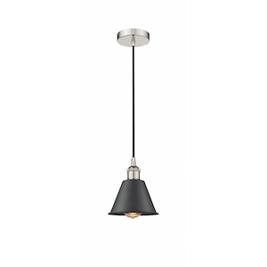 Smithfield - 1 Light Cord Hung Mini Pendant In Industrial Style-8.25 Inches Tall and 6.5 Inches Wide - 1426416