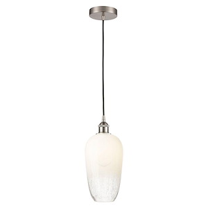Brookhaven Flute - 1 Light Edison Cord Hung Mini Pendant-15 Inch Tall and 7 Inch Wide - 1387746