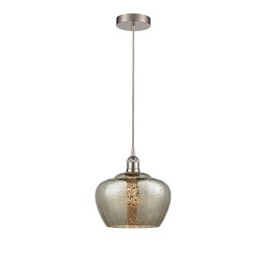Fenton - 1 Light Mini Pendant In Industrial Style-11.5 Inches Tall and 11 Inches Wide - 1289742