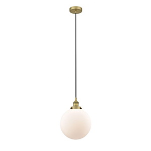 Beacon - 1 Light Mini Pendant In Industrial Style-13.5 Inches Tall and 10 Inches Wide - 1289776