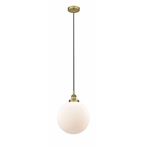 Beacon - 1 Light Mini Pendant In Industrial Style-15.5 Inches Tall and 12 Inches Wide - 1289777