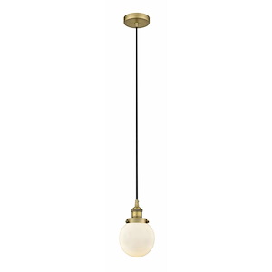 Beacon - 1 Light Mini Pendant In Industrial Style-9.5 Inches Tall and 6 Inches Wide - 1289786