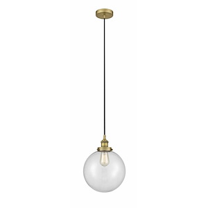 Beacon - 1 Light Mini Pendant In Industrial Style-13.5 Inches Tall and 10 Inches Wide - 1289776