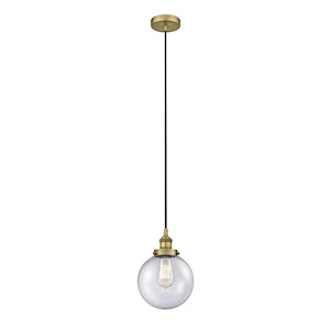 Beacon - 1 Light Mini Pendant In Industrial Style-11.5 Inches Tall and 8 Inches Wide - 1289791