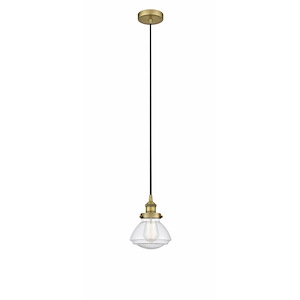 Olean - 1 Light Mini Pendant In Industrial Style-8.75 Inches Tall and 6.75 Inches Wide - 1289815