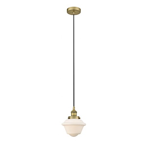 Oxford - 1 Light Mini Pendant In Traditional Style-9.5 Inches Tall and 7.5 Inches Wide - 1289796