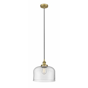 Bell - 1 Light Mini Pendant In Industrial Style-11.75 Inches Tall and 12 Inches Wide - 1289837