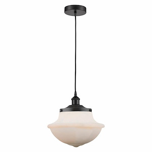 Oxford - 1 Light Cord Hung Mini Pendant In Modern Style-12.13 Inches Tall and 11.75 Inches Wide - 1311300