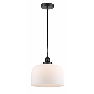 Bell - 1 Light Mini Pendant In Industrial Style-11.75 Inches Tall and 12 Inches Wide - 1289837