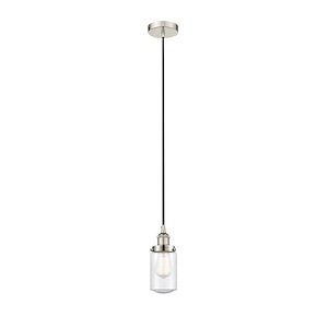 Dover - 1 Light Mini Pendant In Traditional Style-10.25 Inches Tall and 4.5 Inches Wide - 1289771