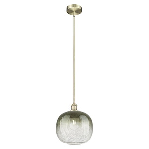 Brookhaven Sphere - 1 Light Edison Stem Hung Mini Pendant-11.5 Inch Tall and 10.5 Inch Wide - 1387775