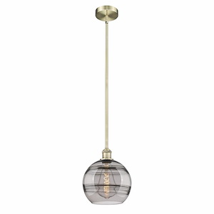 Rochester - 1 Light Stem Hung Mini Pendant In Industrial Style-11.13 Inches Tall and 10 Inches Wide - 1330285