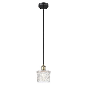 Niagara - 1 Light Stem Hung Mini Pendant-8 Inch Tall and 6.5 Inch Wide - 1426518