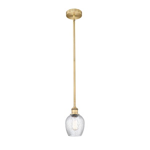 Salina - 1 Light Stem Hung Mini Pendant-8.88 Inch Tall and 5.75 Inch Wide - 1426536