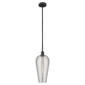 Chelsea - 1 Light Edison Stem Hung Mini Pendant-19 Inch Tall and 8 Inch Wide - 1387819