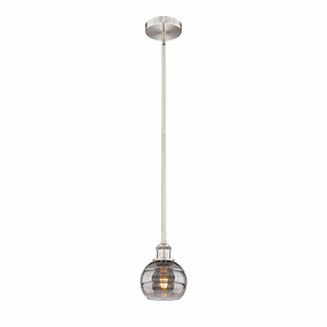 Rochester - 1 Light Stem Hung Mini Pendant In Industrial Style-7.38 Inches Tall and 5.88 Inches Wide - 1330314