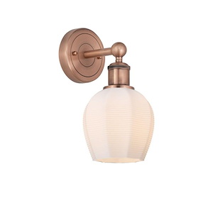 Norfolk - 1 Light Wall Sconce In Industrial Style-11.38 Inches Tall and 5.75 Inches Wide - 1316758
