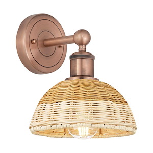 Bristol Natural II - 1 Light Wall Sconce-12 Inch Tall and 7.5 Inch Wide - 1387768