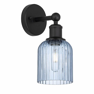 Bridal Veil - 1 Light Wall Sconce-11.25 Inch Tall and 5 Inch Wide - 1364640