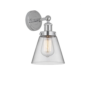 Cone - 1 Light Wall Sconce In Industrial Style-10 Inches Tall and 6.5 Inches Wide - 1289848