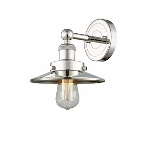 Railroad - 1 Light Wall Sconce In Modern Style-8 Inches Tall and 8 Inches Wide - 1311310
