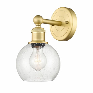 Athens - 1 Light Wall Sconce In Industrial Style-10.63 Inches Tall and 6 Inches Wide - 1316731