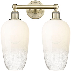 Brookhaven Flute - 2 Light Bath Vanity-17.25 Inch Tall and 16 Inch Wide - 1387838