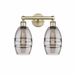 Vaz - 2 Light Bath Vanity In Industrial Style-10.38 Inches Tall and 14.88 Inches Wide - 1330301