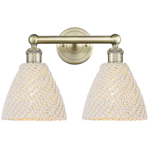 Bristol Natural - 2 Light Bath Vanity-11.75 Inch Tall and 16.5 Inch Wide - 1387817