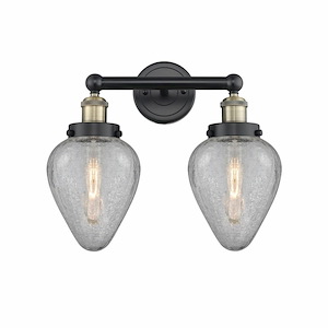Geneseo - 2 Light Bath Vanity In Industrial Style-11.5 Inches Tall and 15 Inches Wide - 1316823