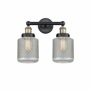Stanton - 2 Light Bath Vanity In Industrial Style-11.5 Inches Tall and 15 Inches Wide - 1316816