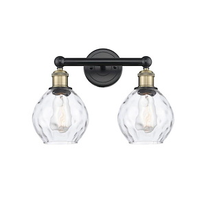 Waverly - 2 Light Bath Vanity In Industrial Style-11 Inches Tall and 15 Inches Wide - 1316813