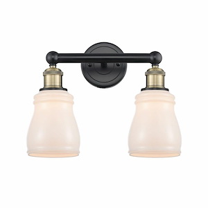 Ellery - 2 Light Bath Vanity In Nautiical Style-11.5 Inches Tall and 13.75 Inches Wide - 1316788