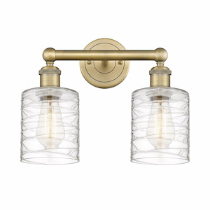Cobbleskill - 2 Light Bath Vanity In Industrial Style-11.5 Inches Tall and 14 Inches Wide - 1316793