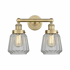 Chatham - 2 Light Bath Vanity In Industrial Style-10 Inches Tall and 15.5 Inches Wide - 1316843