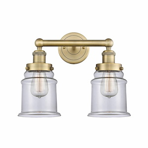 Canton - 2 Light Bath Vanity In Industrial Style-12.75 Inches Tall and 15 Inches Wide - 1316801