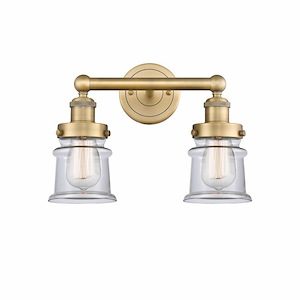 Canton - 2 Light Bath Vanity In Industrial Style-11 Inches Tall and 14.25 Inches Wide - 1316790