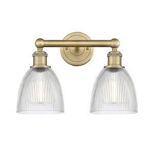Castile - 2 Light Bath Vanity In Industrial Style-11.5 Inches Tall and 15 Inches Wide - 1316842