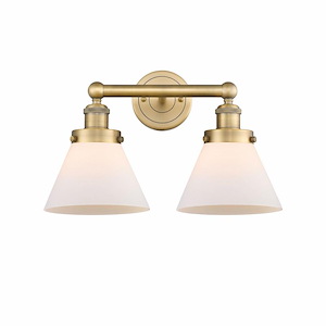 Cone - 2 Light Bath Vanity In Industrial Style-11.5 Inches Tall and 16.75 Inches Wide - 1316831