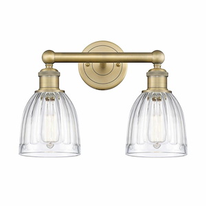 Brookfield - 2 Light Bath Vanity In Industrial Style-11.5 Inches Tall and 14.75 Inches Wide - 1316778