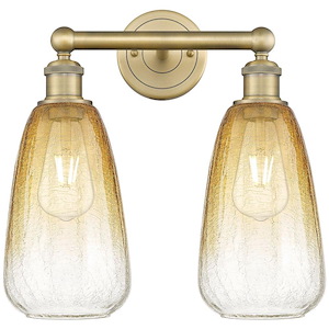 Brookhaven Almond - 2 Light Bath Vanity-15.25 Inch Tall and 15 Inch Wide - 1387829