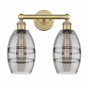 Vaz - 2 Light Bath Vanity In Industrial Style-10.38 Inches Tall and 14.88 Inches Wide - 1330301