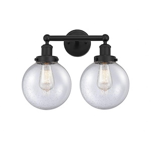 Beacon - 2 Light Bath Vanity In Industrial Style-10 Inches Tall and 15.5 Inches Wide - 1289861
