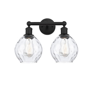 Waverly - 2 Light Bath Vanity In Industrial Style-11 Inches Tall and 15 Inches Wide - 1289856