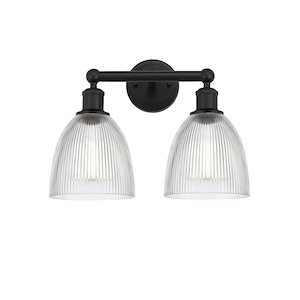 Castile - 2 Light Bath Vanity In Industrial Style-11.5 Inches Tall and 15 Inches Wide - 1289898