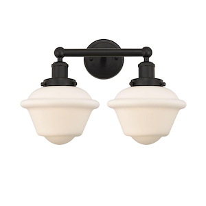 Oxford - 2 Light Bath Vanity In Industrial Style-10 Inches Tall and 15.5 Inches Wide - 1289867