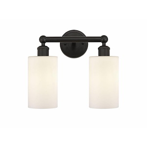 Clymer - 2 Light Bath Vanity In Art Deco Style-11.38 Inches Tall and 12.88 Inches Wide - 1289882