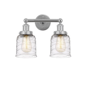 Bell - 2 Light Bath Vanity In Industrial Style-10 Inches Tall and 15.5 Inches Wide - 1289877