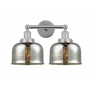 Bell - 2 Light Bath Vanity In Industrial Style-10 Inches Tall and 15.5 Inches Wide - 1289862